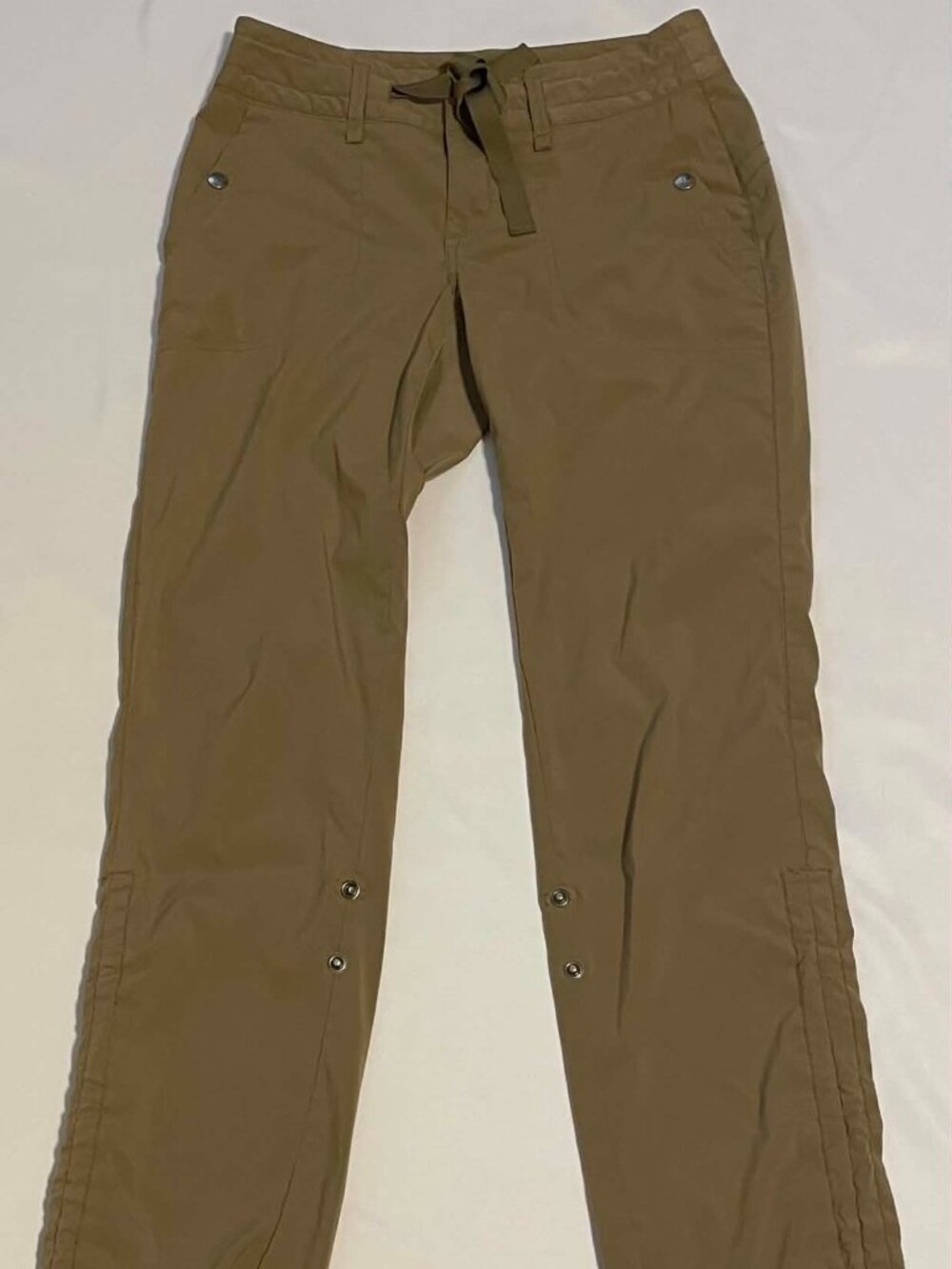 KOPPEN Olive Green Khaki Women’s Casual Pants, Size 2